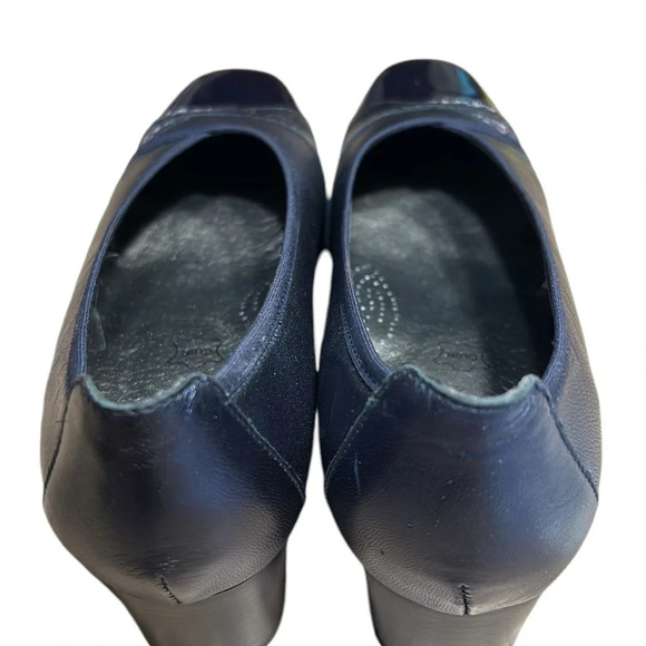 Shoes ,women, leather NEW! Inea Dora blue textured,chunky heel,pump size 39 & 41 - Picture 11 of 16